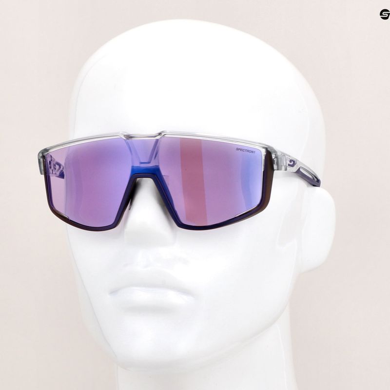 Окуляри велосипедні Julbo Fury Spectron 1 shiny translucent gray/purple 9