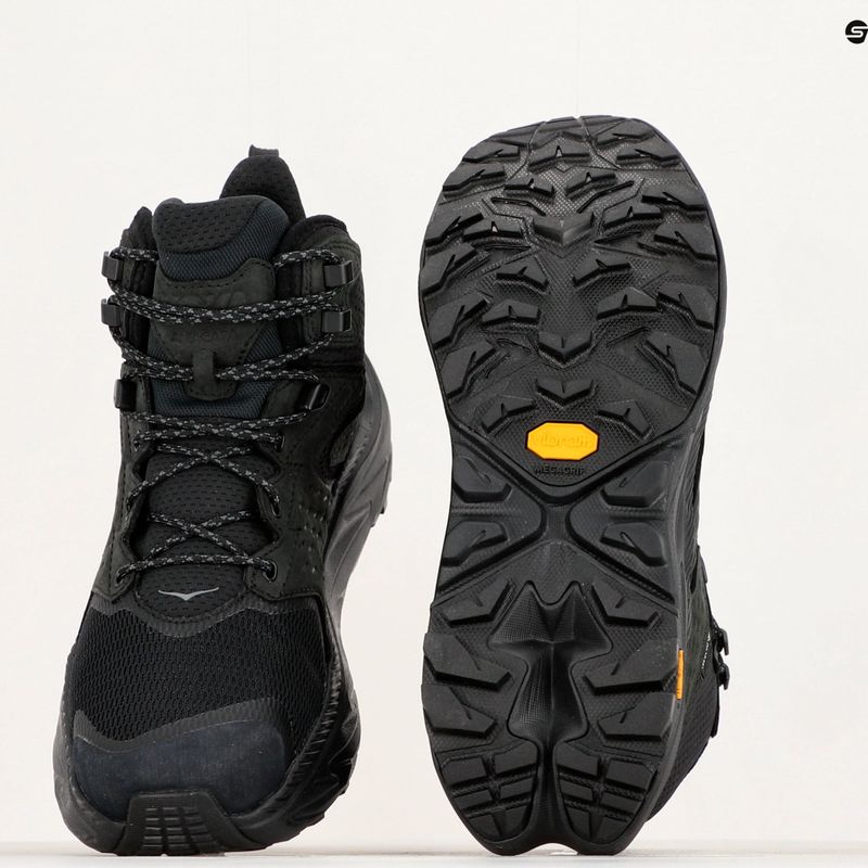 Чоловічі трекінгові черевики HOKA Anacapa 2 Mid GTX black/black 21