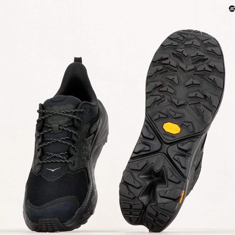 Чоловічі трекінгові черевики HOKA Anacapa 2 Low GTX black/black 13