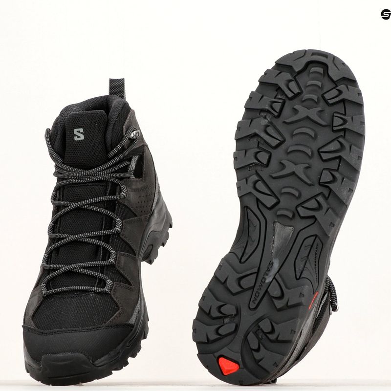 Взуття трекінгове чоловіче Salomon Quest Rove GTX black/phantom/magnet 19