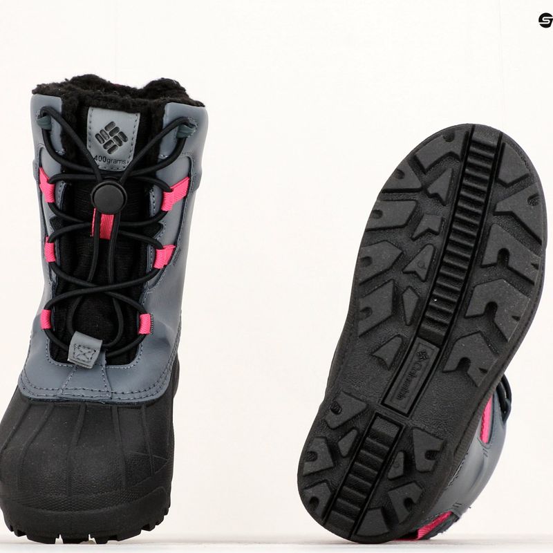 Черевики зимові дитячі Columbia Bugaboot Celsius Children graphite/wild fuchsia 21