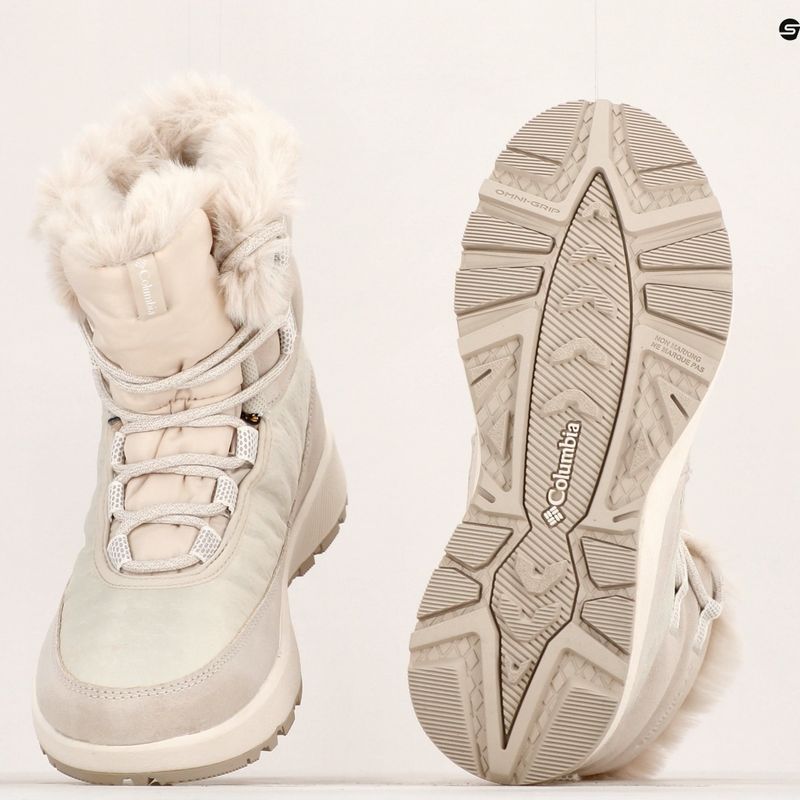 Черевики зимові жіночі Columbia Slopeside Peak Luxe dark stone/sea salt 25