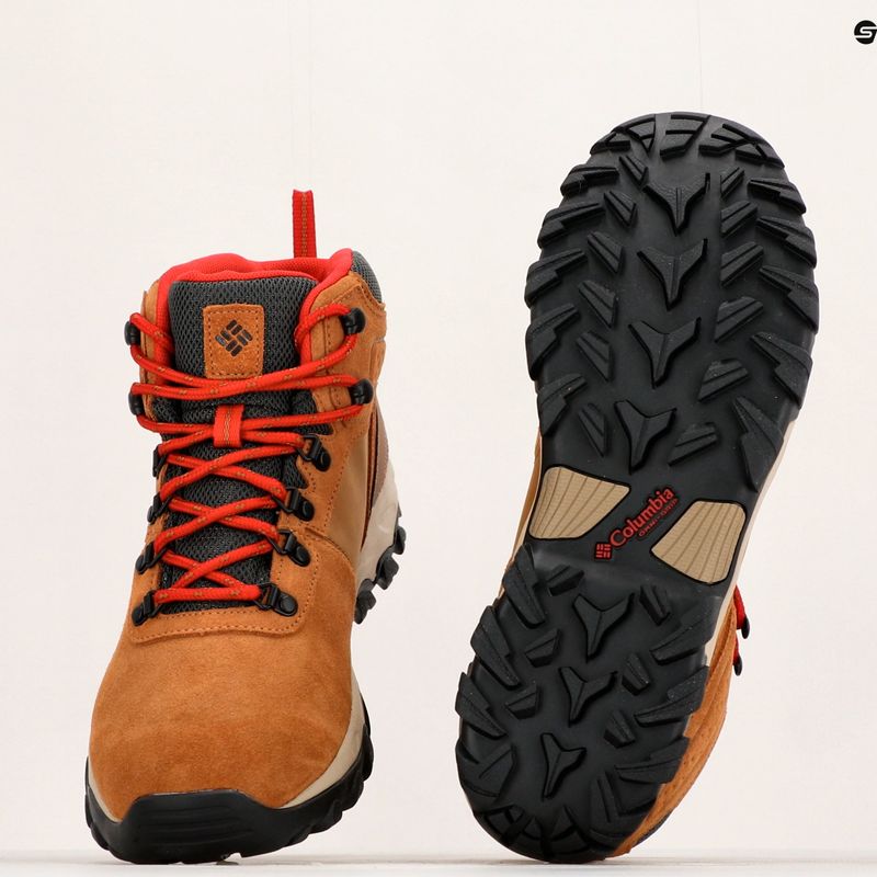 Взуття трекінгове чоловіче Columbia Newton Ridge Plus II Suede WP elk/mountain red 18