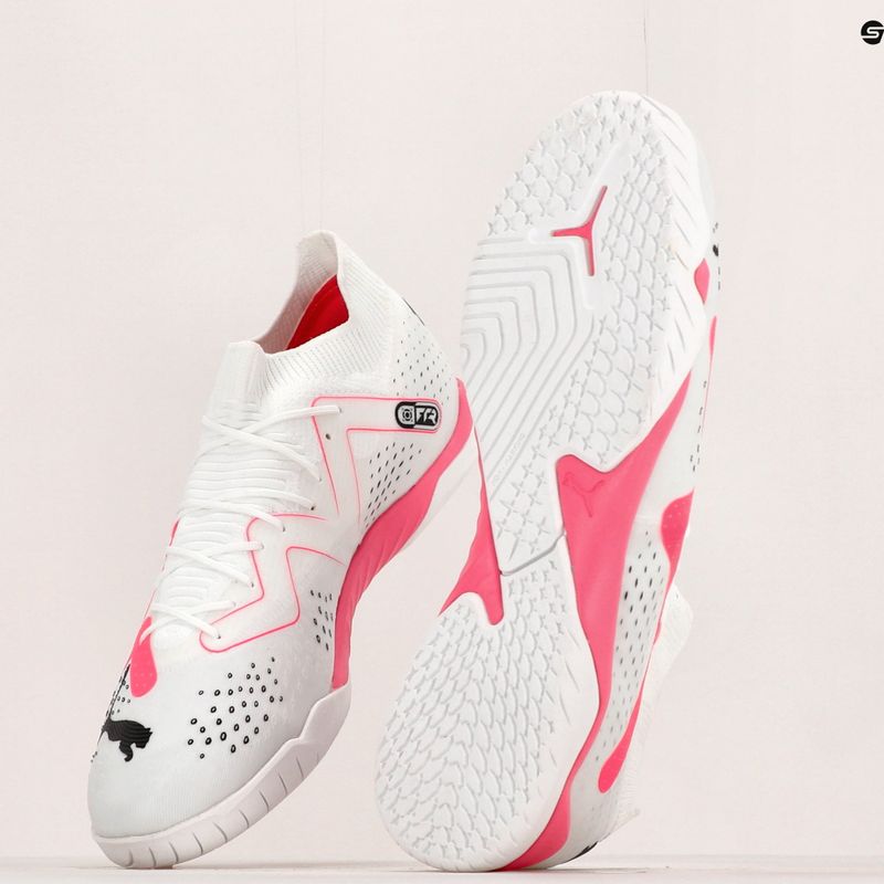 Футбольні бутси чоловічі PUMA Future Match It puma white/puma black/fire orchid 15