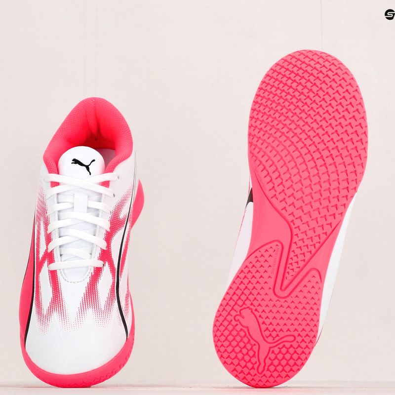 Футбольні бутси дитячі PUMA Ultra Play It Jr puma white/puma black/fire orchid 17