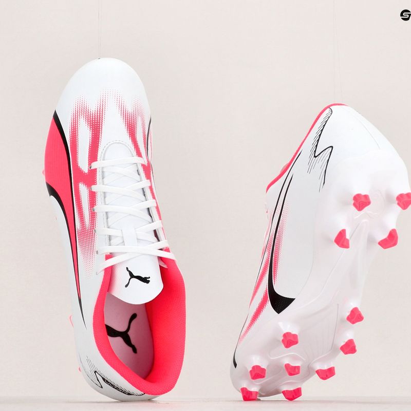 Футбольні бутси чоловічі PUMA Ultra Play Fg/Ag puma white/puma black/fire orchid 17