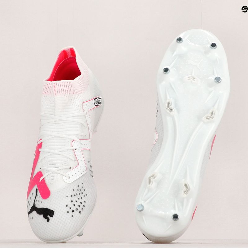 Футбольні бутси чоловічі PUMA Future Pro MxSg puma white/puma black/fire orchid 12