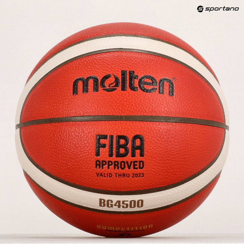 Баскетбольний м'яч Molten B7G4500-PL FIBA Розмір 7 7