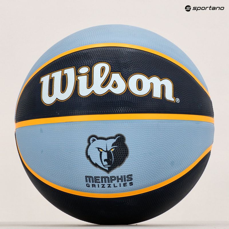 М'яч баскетбольний Wilson NBA Team Tribute Memphis Grizzlies WTB1300XBMEM розмір 7 6