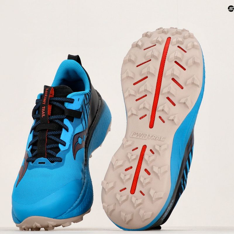 Чоловічі кросівки Saucony Endorphin Edge океанські/чорні 18