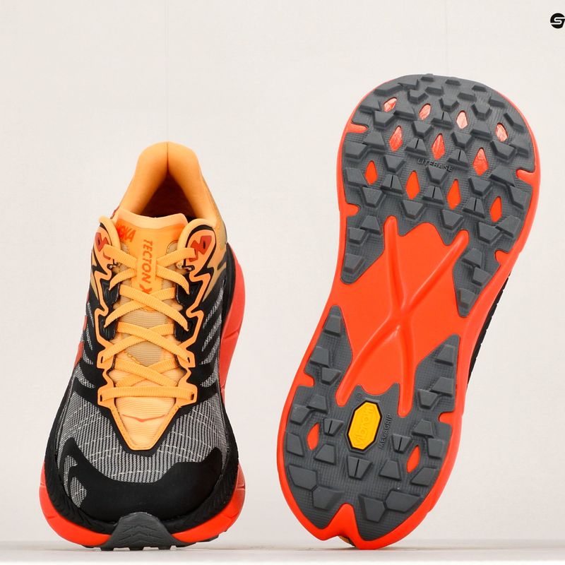 Чоловічі бігові кросівки HOKA Tecton X 2 black/flame 20