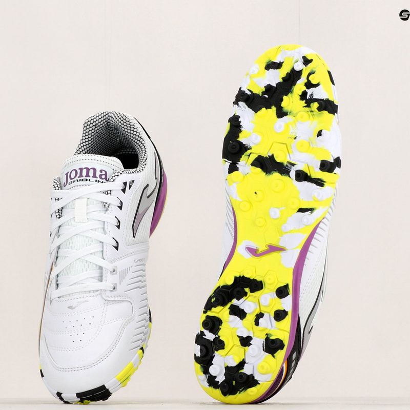 Чоловічі футбольні бутси Joma Dribling TF білий/чорний 12