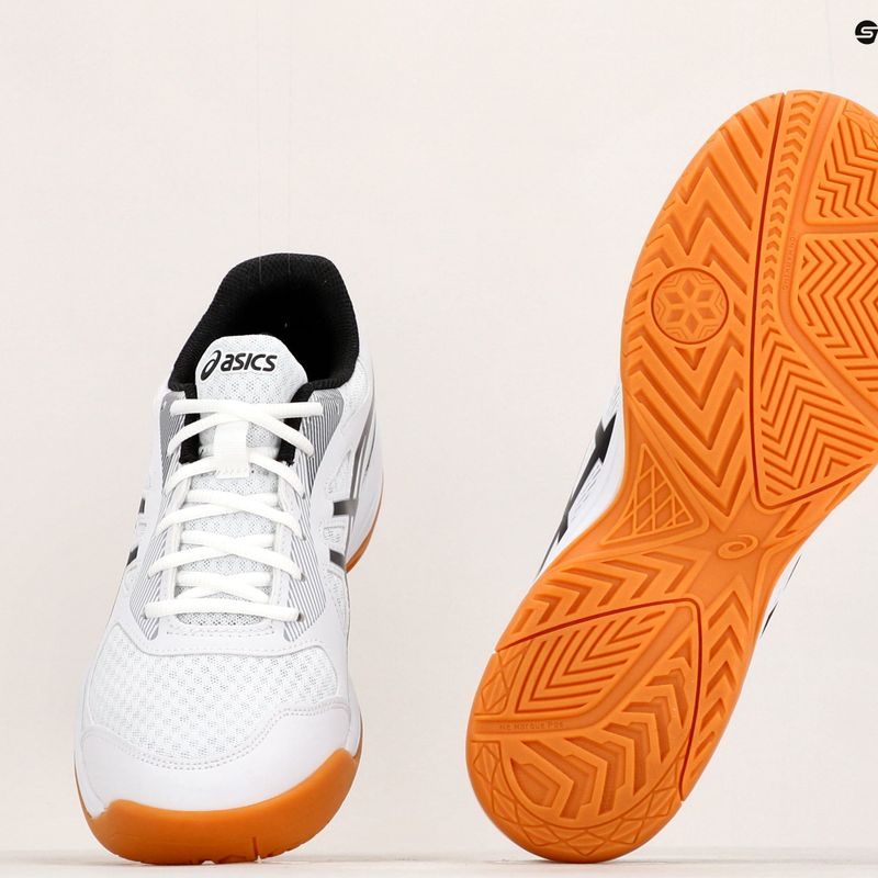 Кросівки для сквошу чоловічі ASICS Upcourt 5 white / safety yellow 13