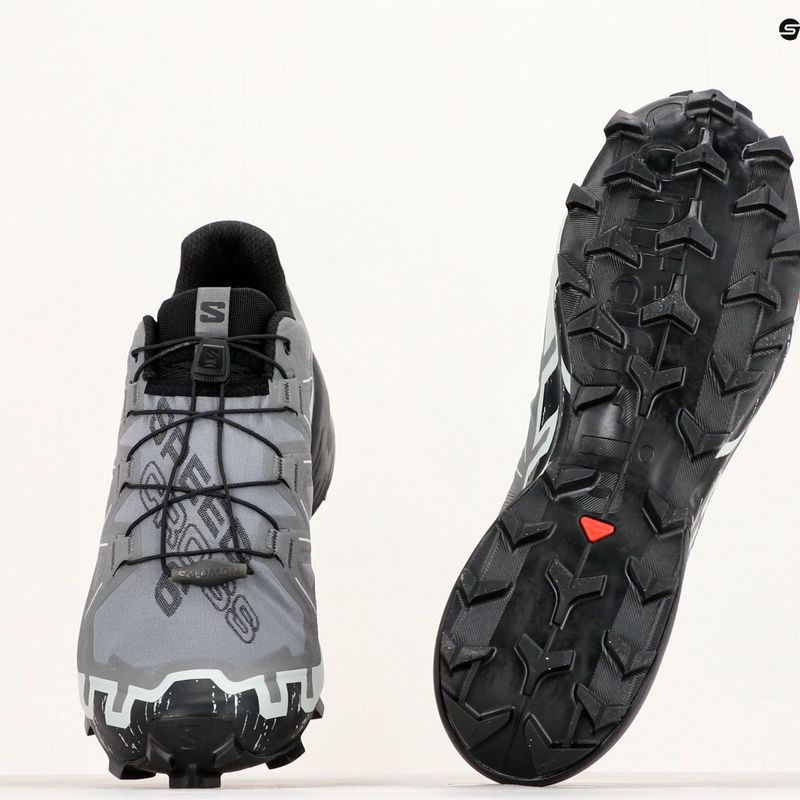 Кросівки для бігу чоловічі Salomon Speedcross 6 quiet shade/black/pearl blue 15
