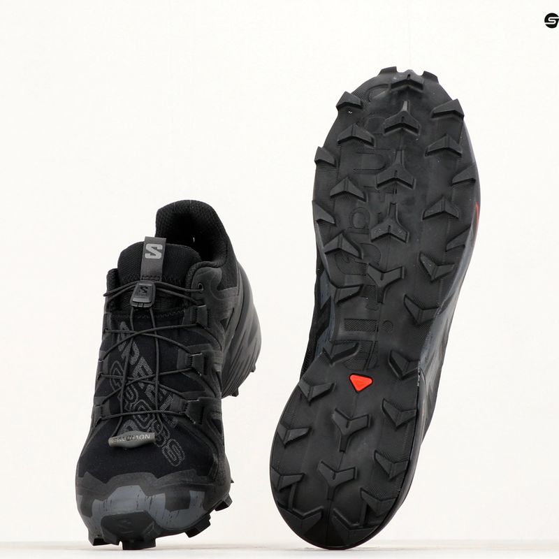 Кросівки для бігу чоловічі Salomon Speedcross 6 black/black/phantom 15