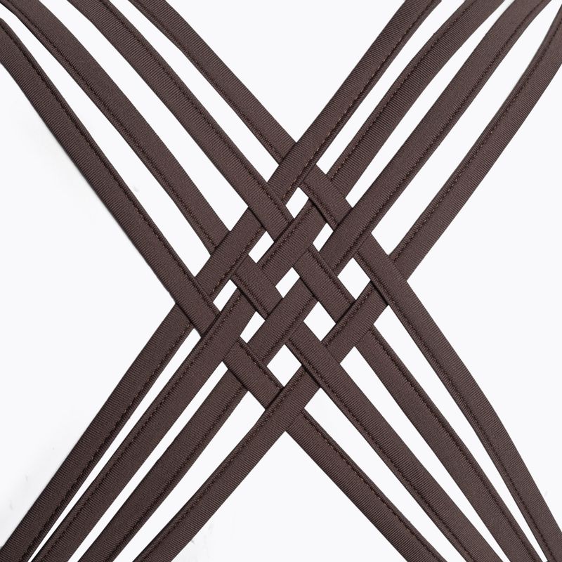 Фітнес-бюстгальтер NEBBIA Medium Impact Cross коричневий 6