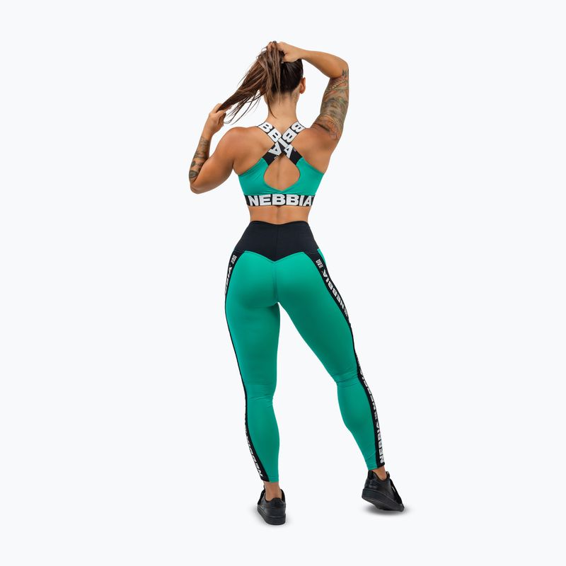 Бюстгальтер для тренувань NEBBIA Iconic green 3