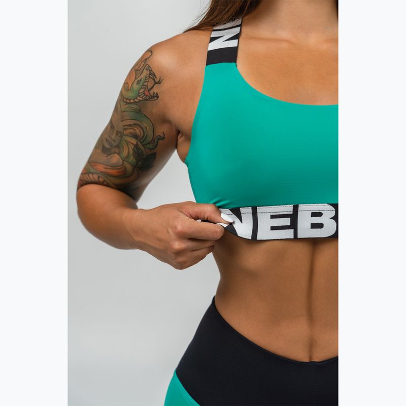 Бюстгальтер для тренувань NEBBIA Iconic green 6