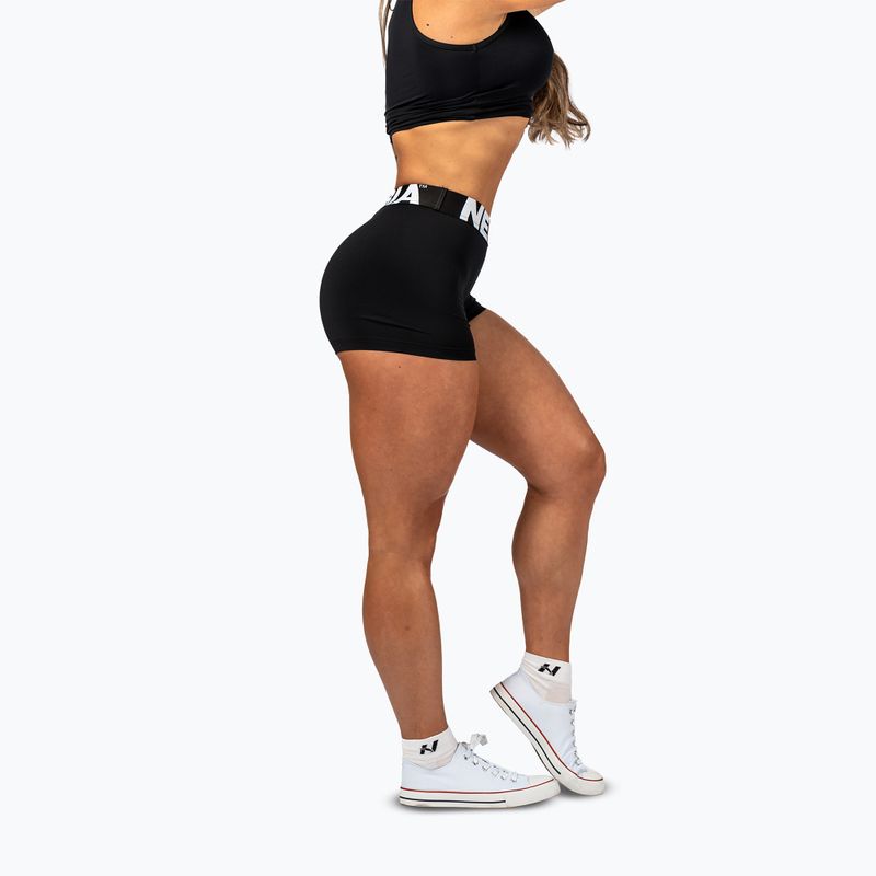 Шорти для тренувань жіночі NEBBIA Glute Pump black 2