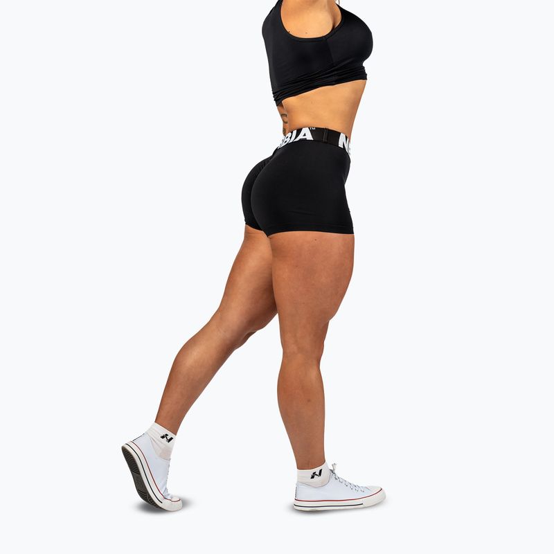 Шорти для тренувань жіночі NEBBIA Glute Pump black 3