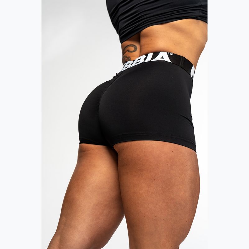 Шорти для тренувань жіночі NEBBIA Glute Pump black 5