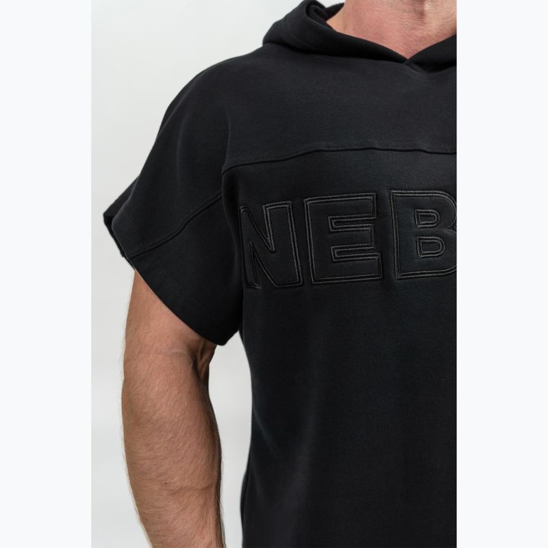 Чоловічий тренувальний топ NEBBIA Real Champion чорний 3