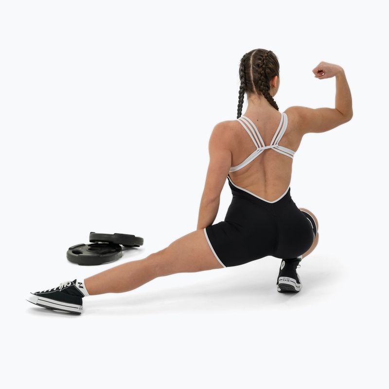 Комбінезон для тренувань жіночий NEBBIA 5″ Hammies black 6