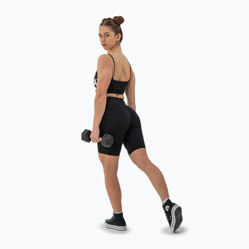 Топ для тренувань жіночий NEBBIA Bandeau Bra Back Check black 3