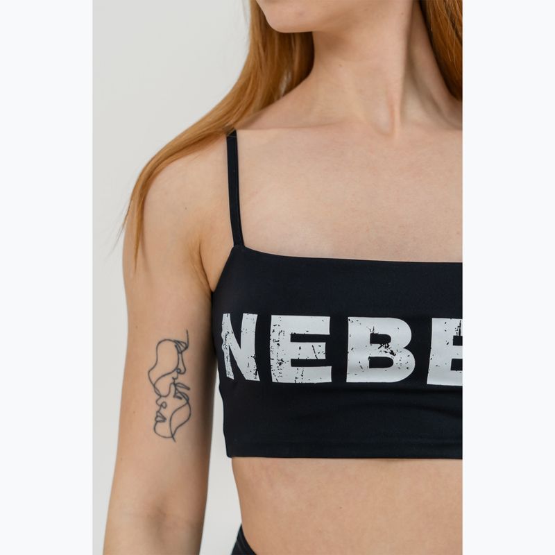 Топ для тренувань жіночий NEBBIA Bandeau Bra Back Check black 9