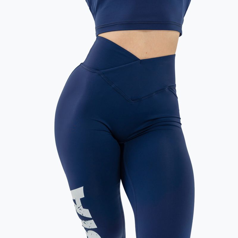 Легінси для тренувань жіночі NEBBIA Glute Check High Waisted dark blue 5