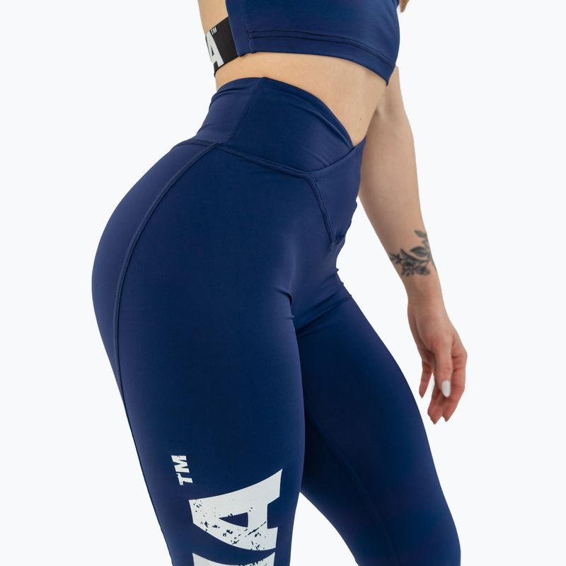 Легінси для тренувань жіночі NEBBIA Glute Check High Waisted dark blue 6