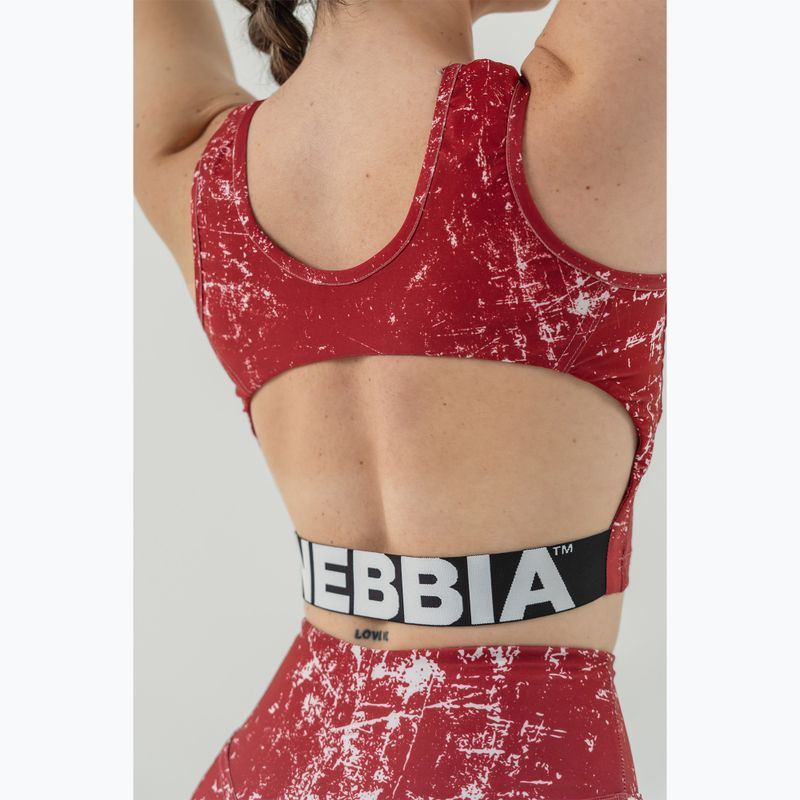 Топ для тренувань жіночий NEBBIARough Girl Crop red 6