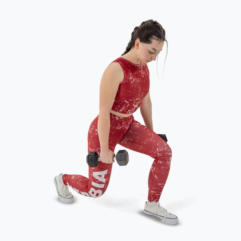 Топ для тренувань жіночий NEBBIARough Girl Crop red 7
