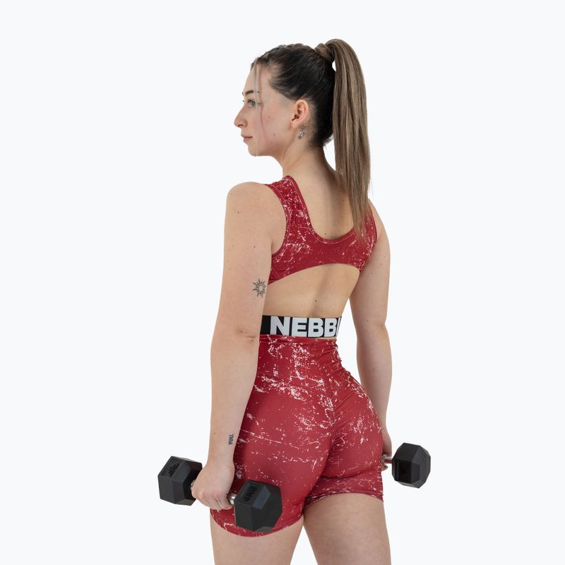 Топ для тренувань жіночий NEBBIARough Girl Crop red 10