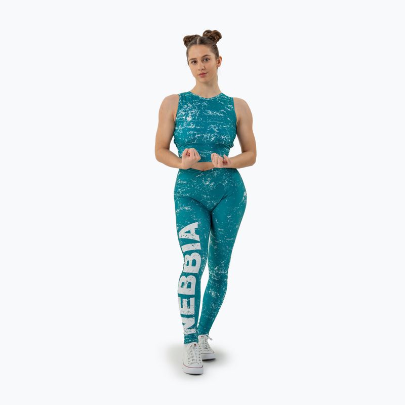 Топ для тренувань жіночий NEBBIARough Girl Crop green 9