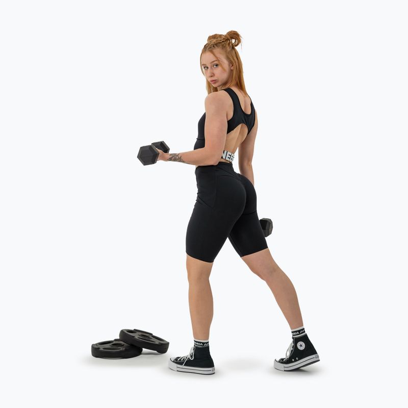 Топ для тренувань жіночий NEBBIA Gym Therapy Cropped black 3