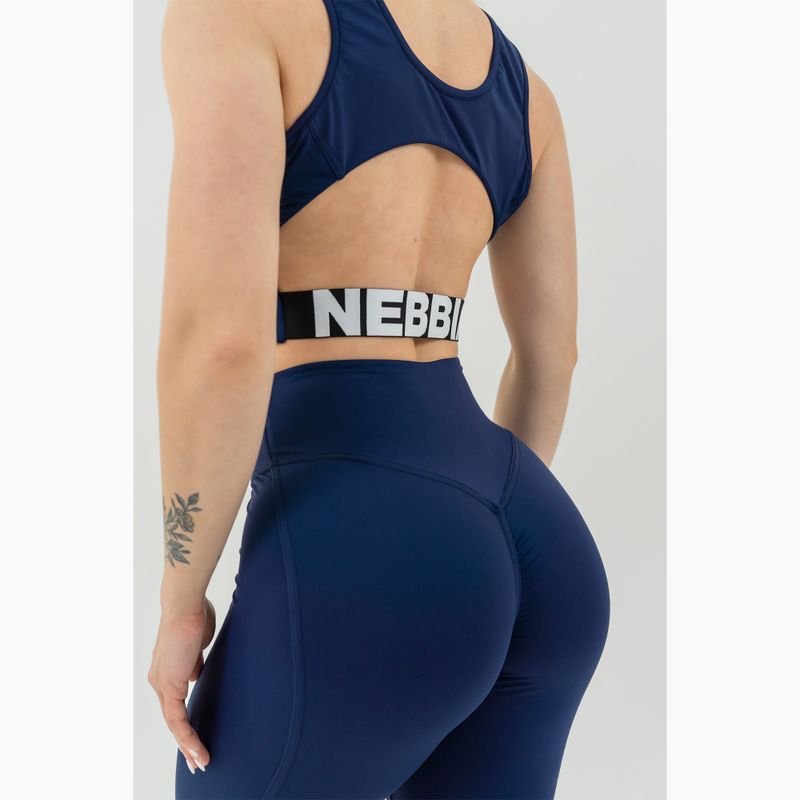 Топ для тренувань жіночий NEBBIA Gym Therapy Cropped dark blue 5