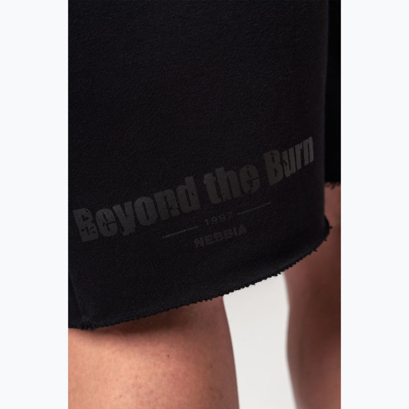 Шорти для тренувань чоловічі NEBBIA Gym NO BS black 6