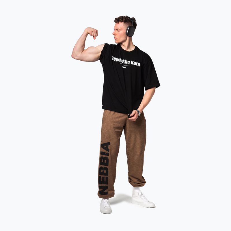 Футболка для тренувань чоловіча NEBBIA Heavyweight Grind black 4