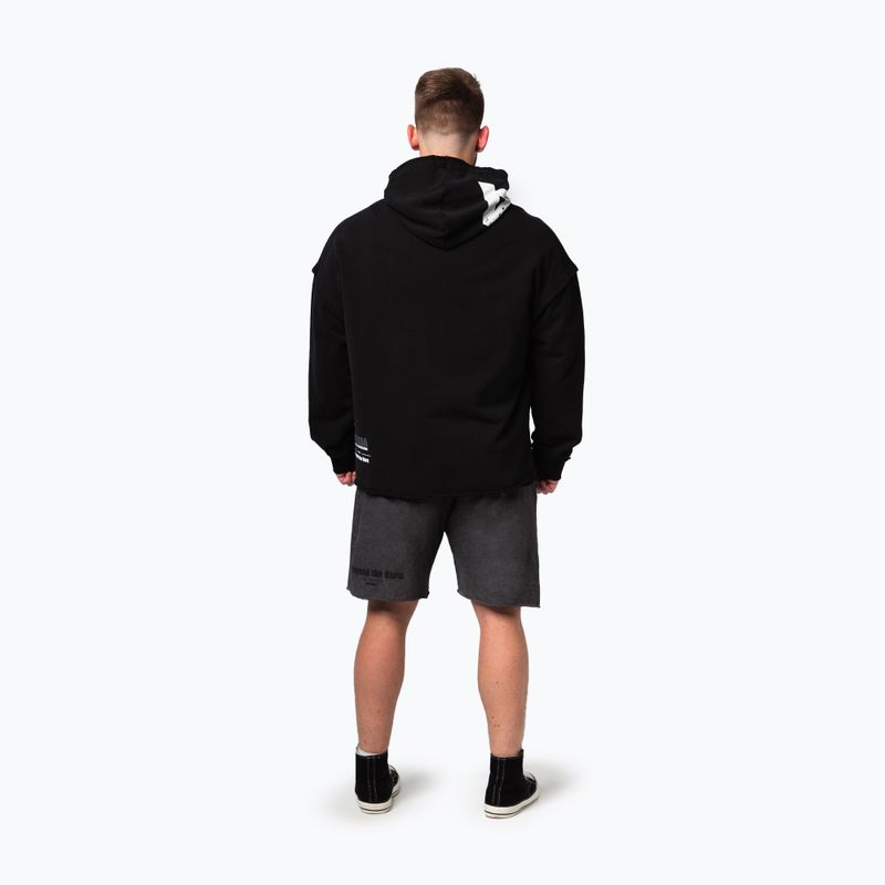 Кофта для тренувань чоловіча NEBBIA NO BS Hoodie black 3