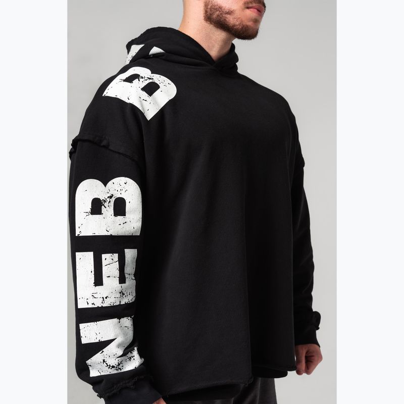 Кофта для тренувань чоловіча NEBBIA NO BS Hoodie black 5