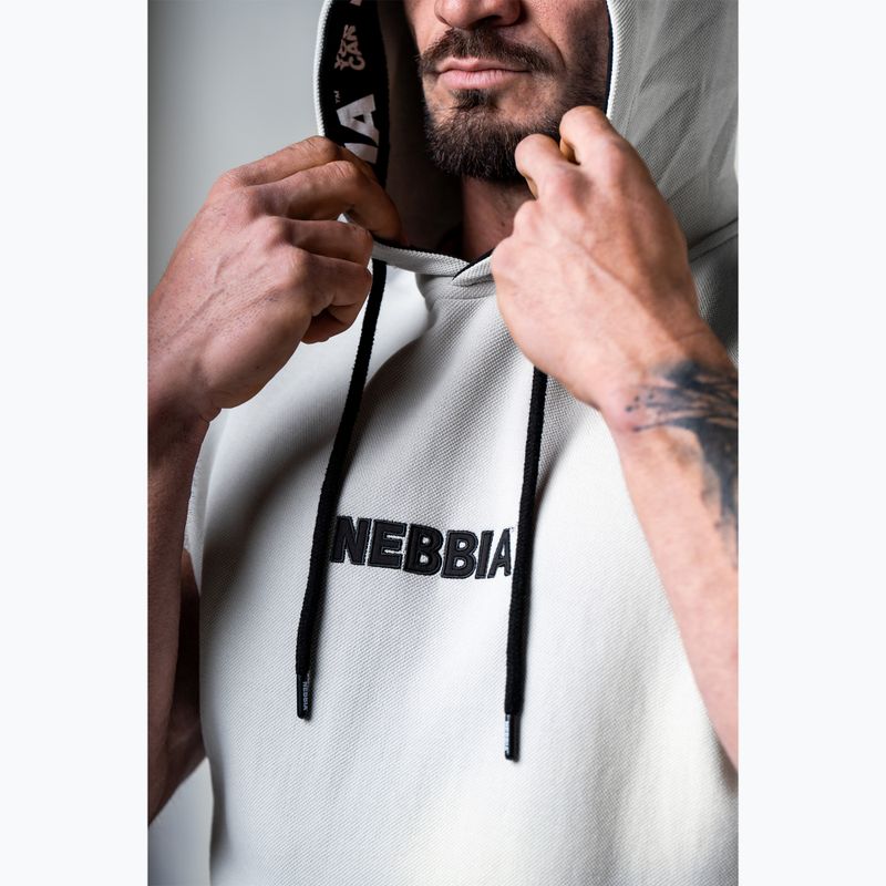 Кофта тренувальна чоловіча NEBBIA Hero light grey 3