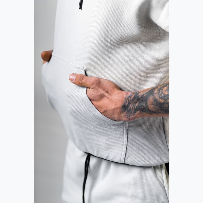 Кофта тренувальна чоловіча NEBBIA Hero light grey 4