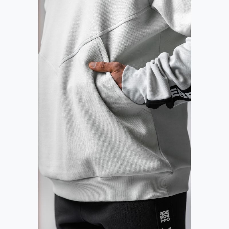 Кофта чоловіча NEBBIA Hero Hoodie light grey 4