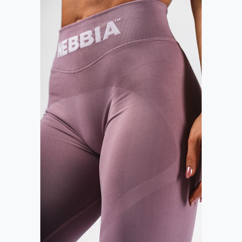 Легінси для тренувань жіночі NEBBIA Flow Seamless Hight Waist Push Up pink 6