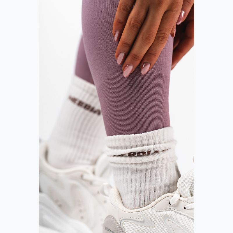 Легінси для тренувань жіночі NEBBIA Flow Seamless Hight Waist Push Up pink 9