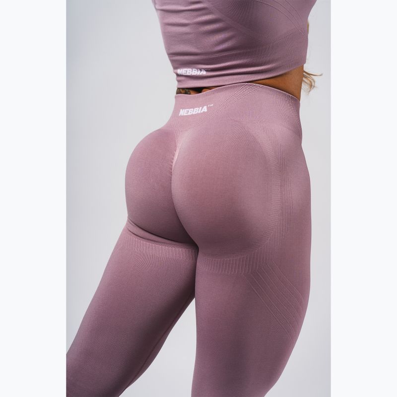 Легінси для тренувань жіночі NEBBIA Flow Seamless Maximum Push-Up pink 6