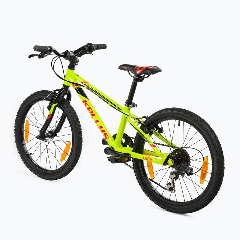 Велосипед дитячий Kellys Lumi 30 20" жовтий 72387 3
