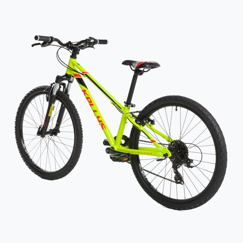 Велосипед дитячий Kellys Kiter 50 24" neon yellow 3