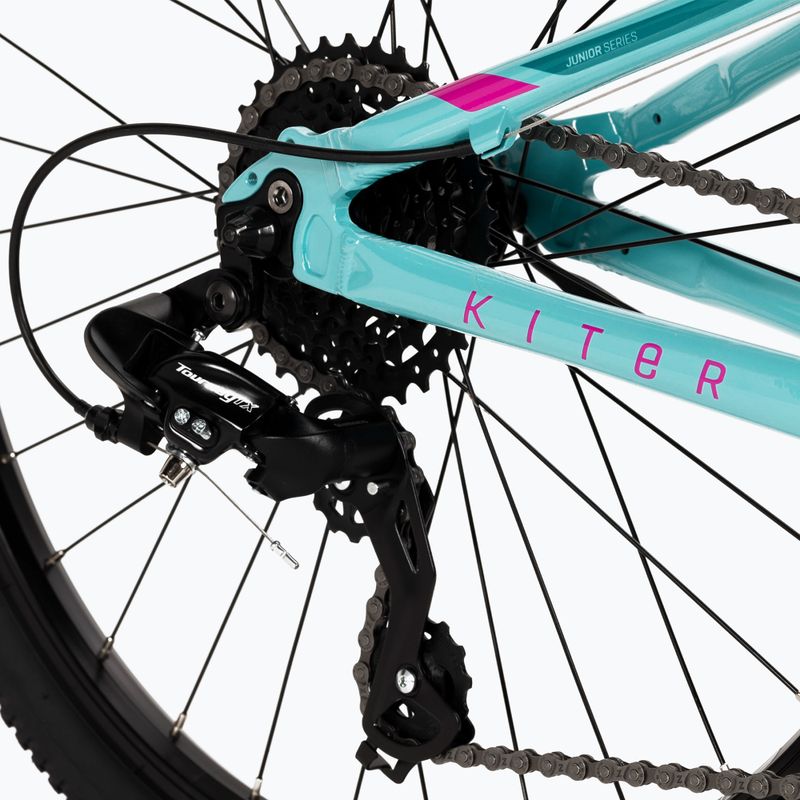 Велосипед дитячий Kellys Kiter 50 24" turquoise 3
